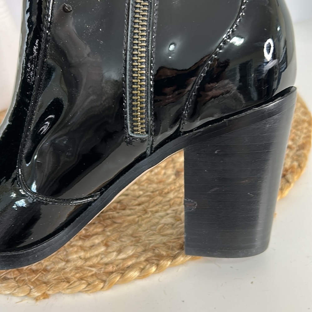 Splendid Patent Leather ankle booties-size 8-black - Picture 11 of 14
